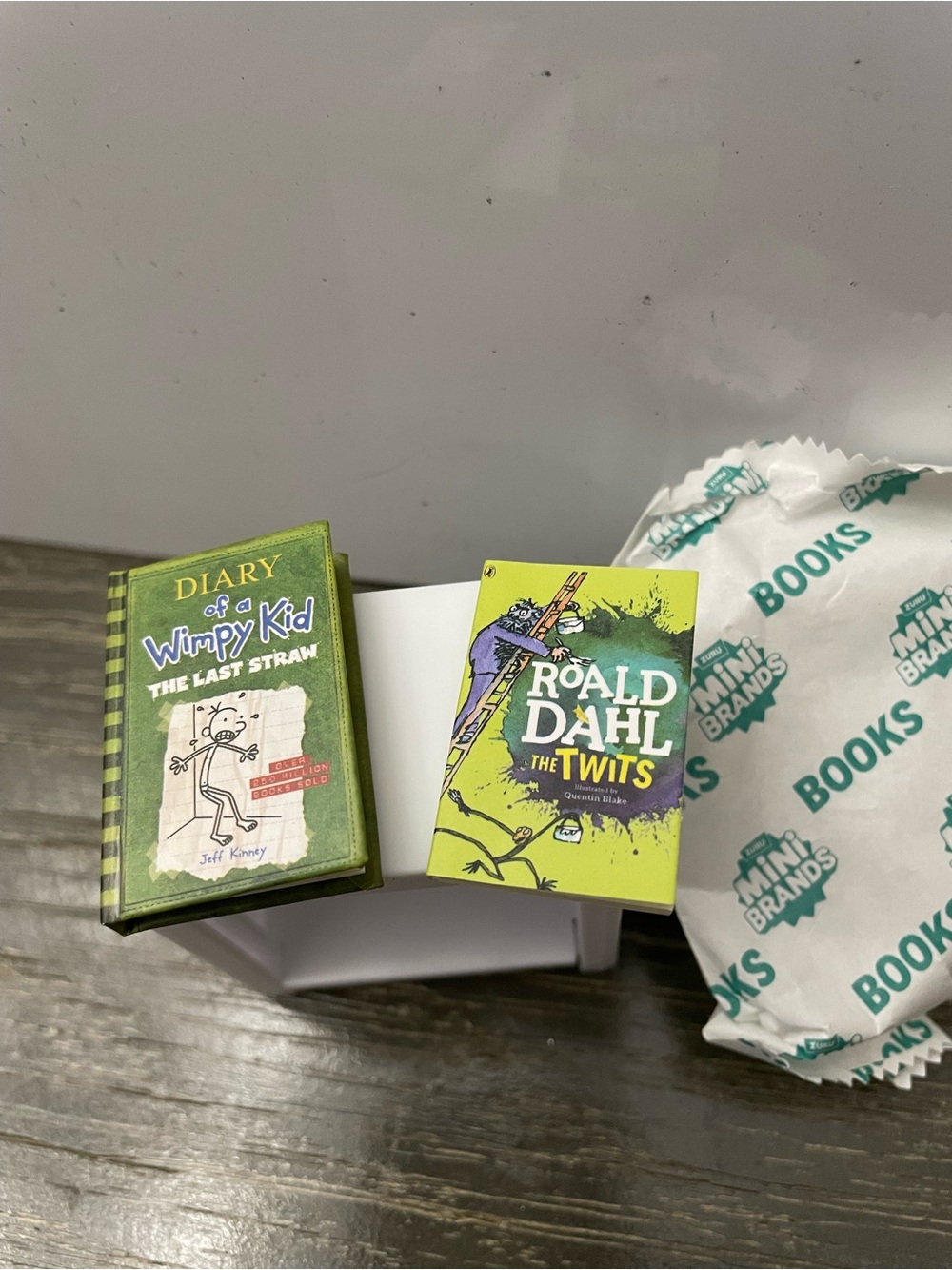 Mini brands Book set Ultra rare Diary of a Wimpy Kid & Roald Dahl The Twits more